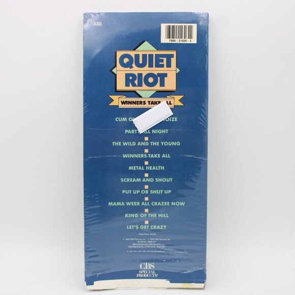 Quiet Riot Winners Take All 1990  Empty CD Longbox NO DISC Cum On Feel The Noize - Picture 2 of 6